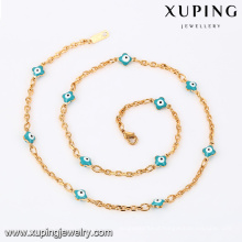 43077- Sexy Necklace Xuping Jewelry Blue Evil Eye Necklace For Women